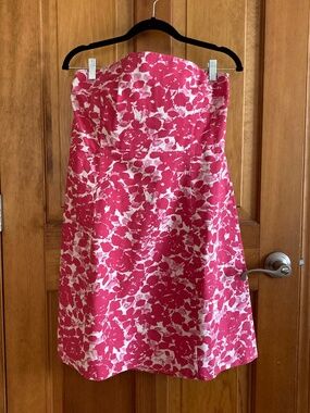 J Crew Pink Floral Sleeveless Dress, Size 14